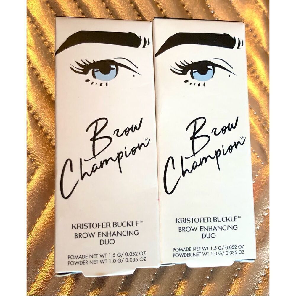 KRISTOFER BUCKLE - NWTIB - 2-Pack Brow Champion Brow Enhancing Duo in Blonde - Picture 6 of 15